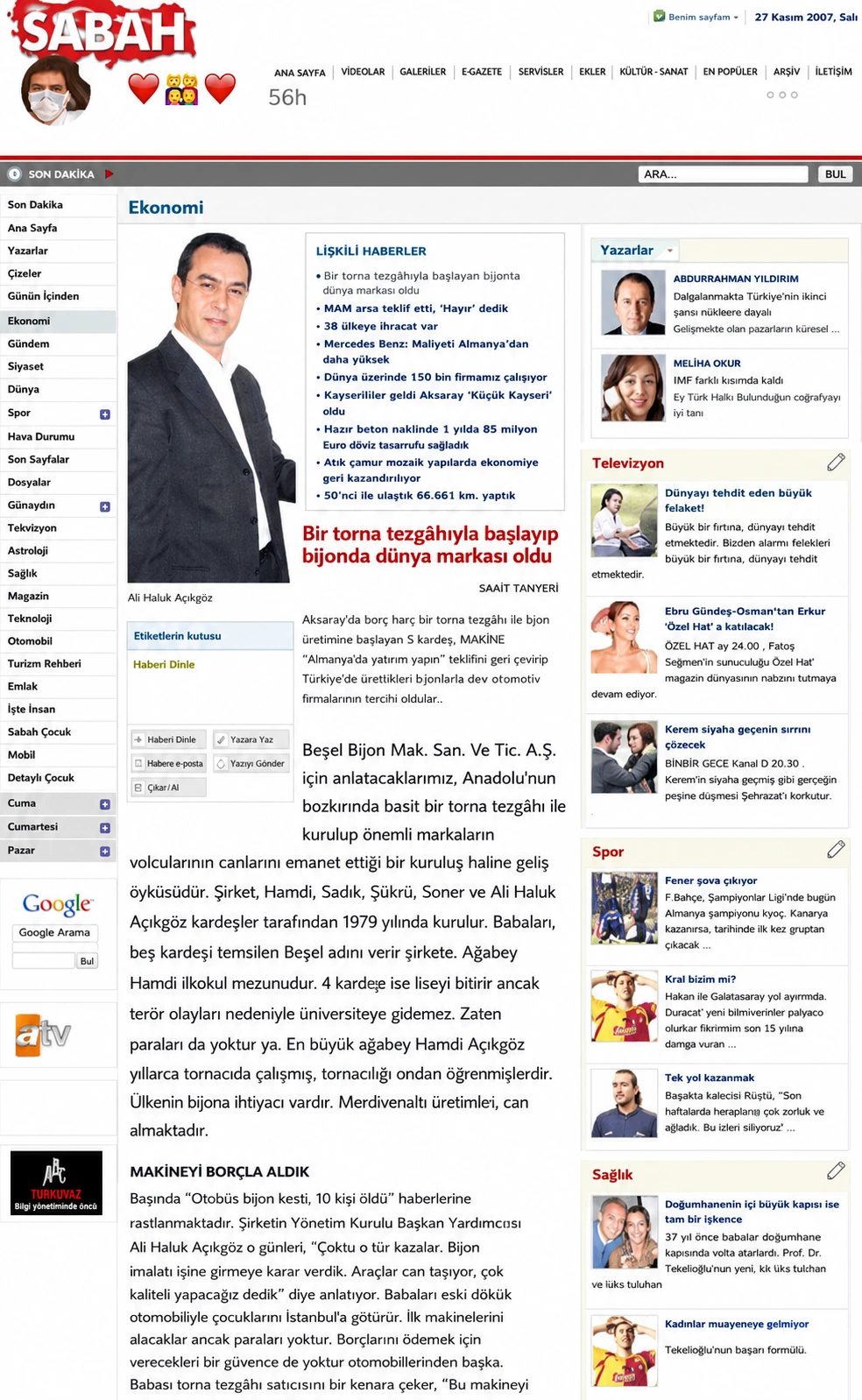 Sabah Newspaper coverage